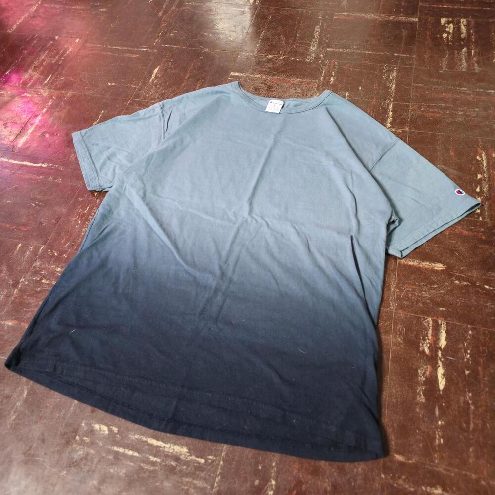 Faded Tee Oversized Baggy Blank Washed Blue (XL) 💙